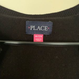 Girls Black sweater by "Place"